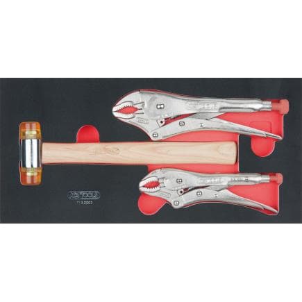KS TOOLS 713.2003 - Ensemble marteau et pince en module 1/3 SCS (3 pcs.)