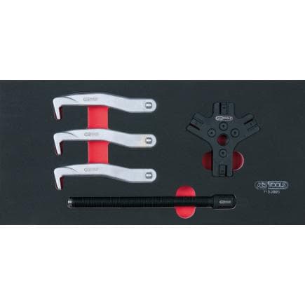 KS TOOLS 713.2005 - Ensemble d'extracteurs en module 1/3 SCS (5 pcs.)