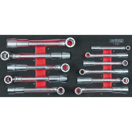 KS TOOLS 713.2011 - Jeu de clés à douilles pour module SCS 1/3 (11 pcs.)