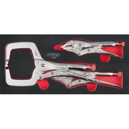 KS TOOLS 713.8004 - Jeu de pinces en module 1/3 SCS (4 pcs.)