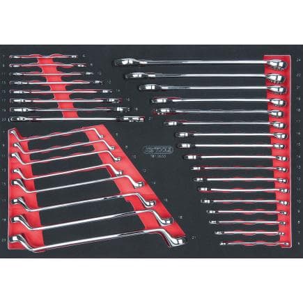 KS TOOLS 781.0033 - Jeu de clés CHROMEplus en module SCS 1/1 (33 pcs.)