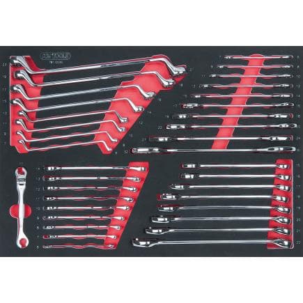 KS TOOLS 781.0036 - Jeu de clés CHROMEplus en module SCS 1/1 (37 pcs.)