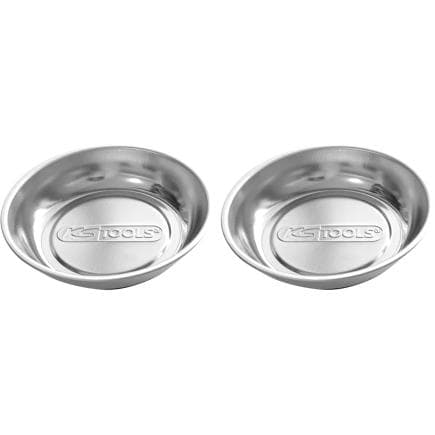 KS TOOLS 800.0170 - Jeu de plateaux magnétiques en inox (2 pcs.)