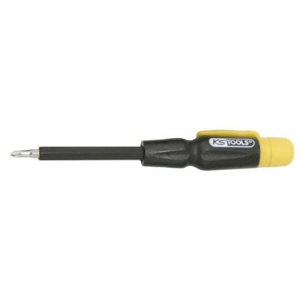KS TOOLS 911.2172 - Tournevis de mécanique de précision 4 en 1 pour vis PZ, 130 mm