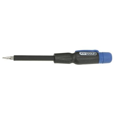 KS TOOLS 911.2174 - Tournevis de mécanique de précision 4 en 1 pour vis Torx, 130 mm