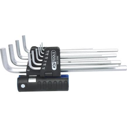KS TOOLS 920.2350 - Jeu de clés mâles 6 pans 3 en 1, XL (10 pcs.)