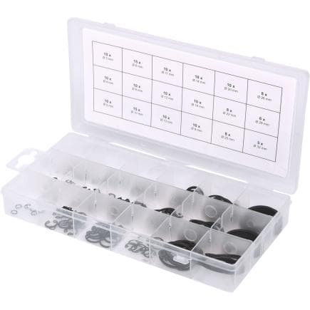 KS TOOLS 970.0090 - Assortiment de circlips intérieurs, Ø 3-32mm (180 pcs.)