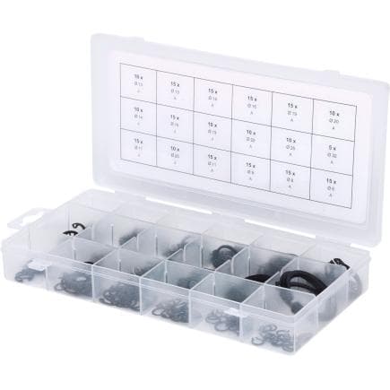 KS TOOLS 970.0310 - Assortiment de circlips internes et externes (225 pcs.)