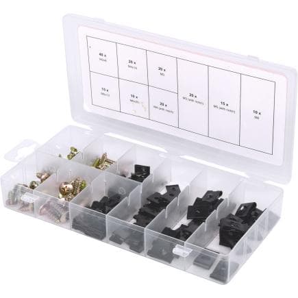 KS TOOLS 970.0530 - Assortiment de vis et d'écrous cage (170 pcs.)