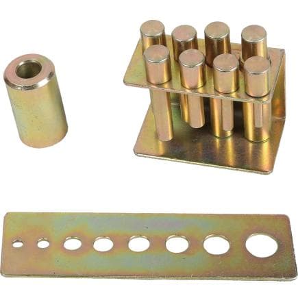 KS TOOLS 160.1165 - Jeu de mandrins de pression pour presse hydraulique d'atelier (8 pcs.)