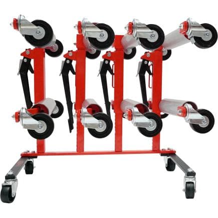 KS TOOLS 160.1225 - Support de rangement avec quatre chariots de manutention mécaniques (5 pcs.)