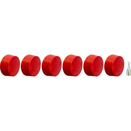 KS TOOLS 515.5476 - Disque de gommage pour jantes en alu, conique, pack de 6
