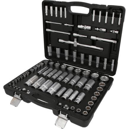 KS TOOLS 917.0082 - Jeu de clés à douille 1/4"+3/8"+1/2" (82 pcs.)