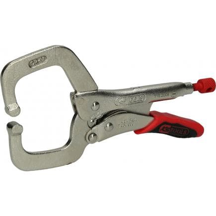 KS TOOLS 115.2009 - Pince étau à souder avec système d‘ouverture / fermeture facile