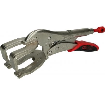 KS TOOLS 115.2079 - Pince étau à souder avec système d‘ouverture / fermeture facile