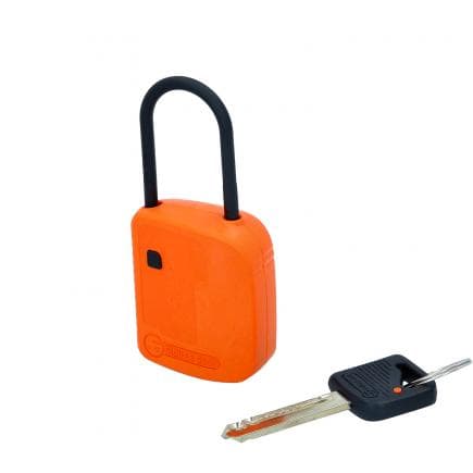 KS TOOLS 117.0220 - Cadenas de condamnation, orange, matériau composite