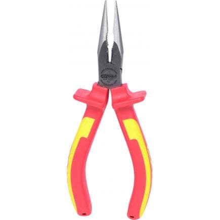 KS TOOLS 117.1117 - VDE Pinces à bec demi-rond droit
