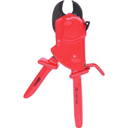 KS TOOLS 117.1246 - Cisailles à cliquets à une main avec revêtement isolant