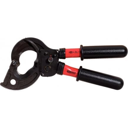 KS TOOLS 117.1248 - Cisailles à cliquets avec revêtement isolant