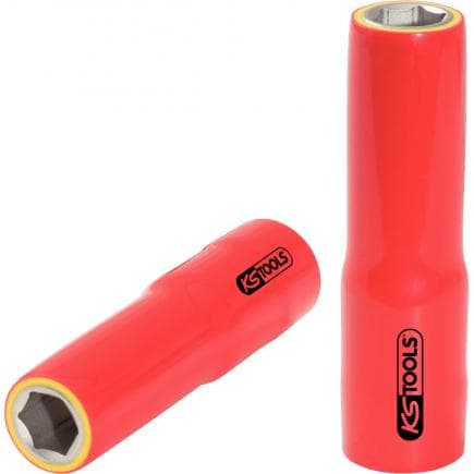 KS TOOLS 117.1334 - Douille 1/2" avec revêtement isolant, longue