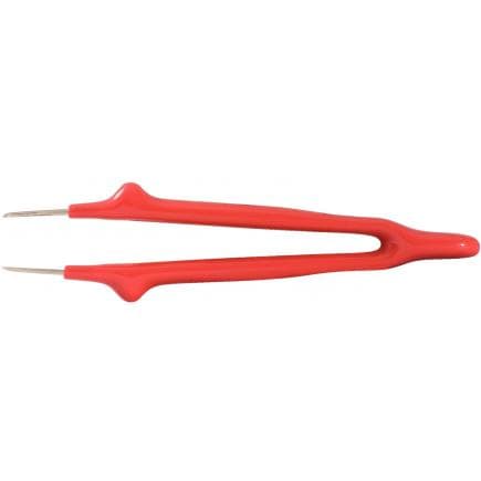 KS TOOLS 117.1626 - Pincette avec revêtement isolant, droite