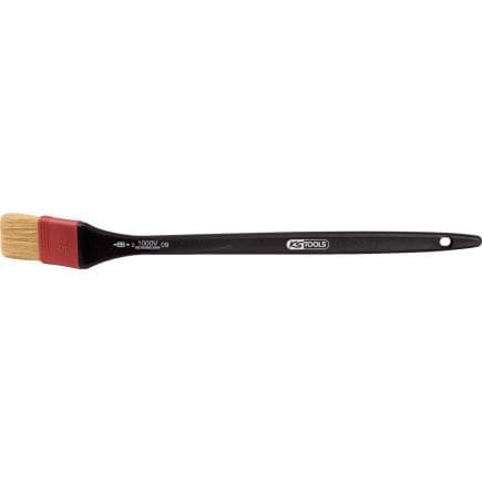 KS TOOLS 117.1646 - Pinceau à poussière avec revêtement isolant, courbé