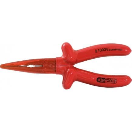 KS TOOLS 117.1717 - Pince à bec demi-rond 1000V