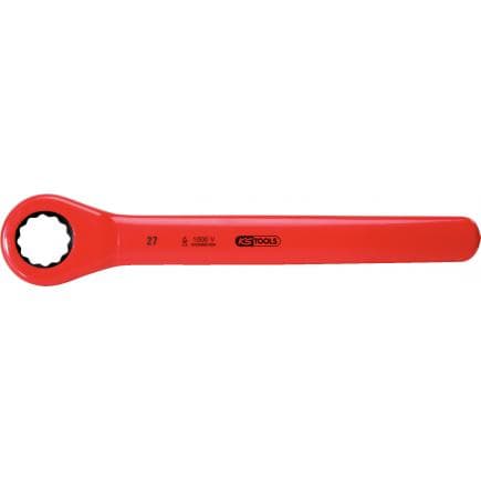 KS TOOLS 117.2285 - Clé polygonale à cliquet avec revêtement isolant
