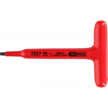 KS TOOLS 117.2414 - Clé mâle Torx à poignée en T avec revêtement isolant