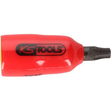 KS TOOLS 117.2473 - Douille tournevis 1/4" avec revêtement isolant pour vis Torx