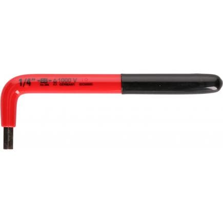 KS TOOLS 117.2484 - Clé mâle coudée à six pans creux avec revêtement isolant