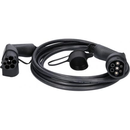 KS TOOLS 117.7145 - Câble de charge efuturo droit, connecteur du type 2 vers le type 2, monophase, jusqu’à 7,4 kW, 32 A, 230 V, mode 3