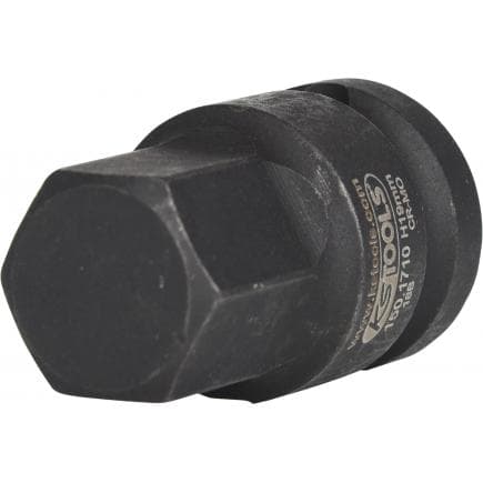 KS TOOLS 150.1709 - Douille à choc spéciale 1/2", 6 pans