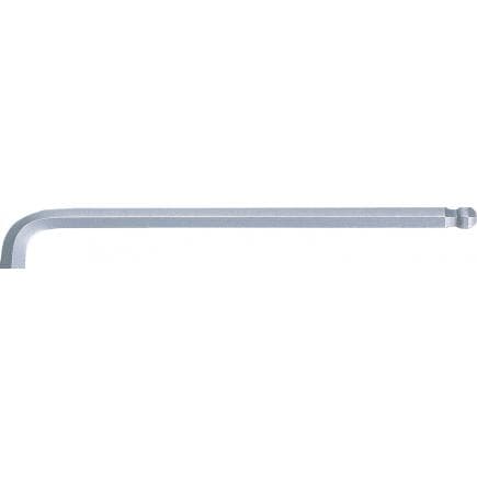 KS TOOLS 151.2871 - Clé mâle coudée à six pans creux à tête sphérique, version raccourcie