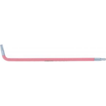 KS TOOLS 151.4291 - Clé mâle coudée Torx à embout sphérique, XL inclinée à 108°