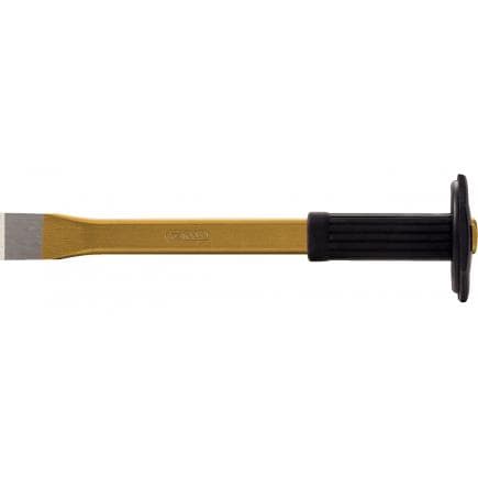 KS TOOLS 162.0202 - Ciseaux de maçon avec poignée de sécurité,forme ovale plate