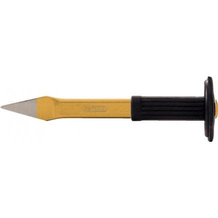 KS TOOLS 162.0293 - Bédanes avec poignée de sécurité, forme ovale plate