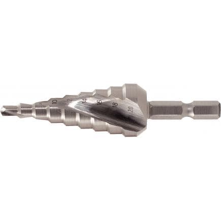 KS TOOLS 330.2383 - 1/4" Forets étagés HSS sur porte-embouts