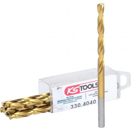 KS TOOLS 330.4007 - Forets HSS TiN (lot muliple)