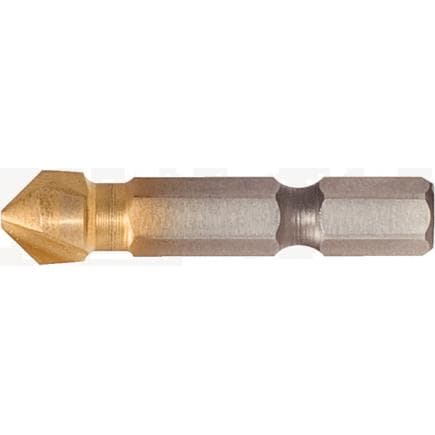 KS TOOLS 336.0326 - 1/4" Forets aléseurs HSS TiN 90° sur porte-embouts 90°