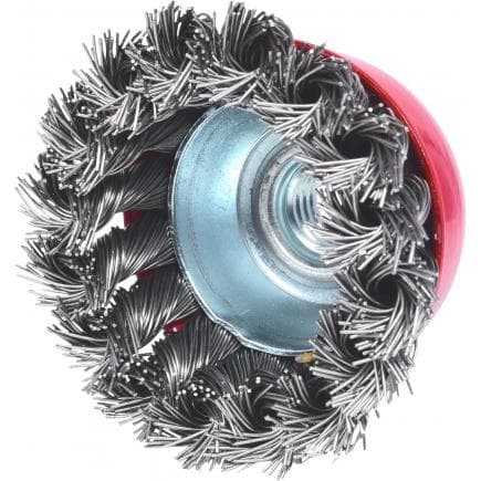 KS TOOLS 340.0025 - Brosses coniques meuleuses acier inoxydable 0,5mm