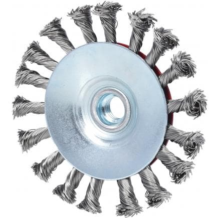 KS TOOLS 340.0050 - Brosses acier inoxydable ovales meuleuses 0,5mm