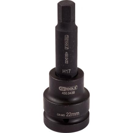 KS TOOLS 450.0464 - 3/4" Douilles à chocs 6 pans, longues