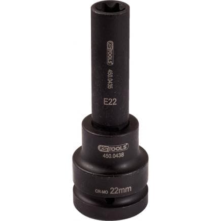 KS TOOLS 450.0484 - Douille à chocs E-Torx 1", longue