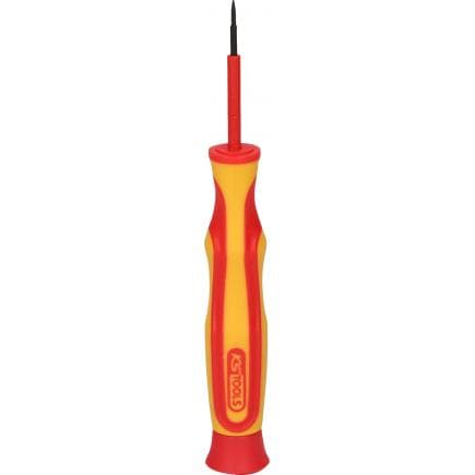 KS TOOLS 500.6142 - Tournevis de précision avec revêtement isolant pour vis fendue
