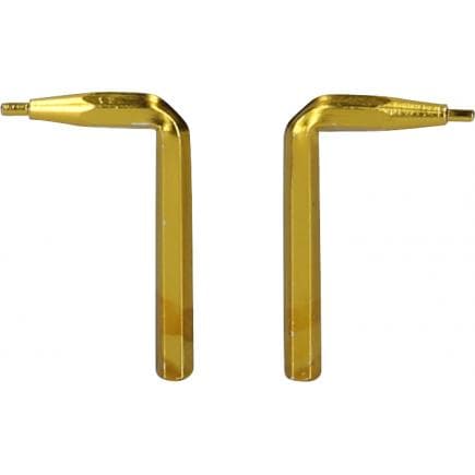 KS TOOLS 500.7018 - Paire de pointes pour pinces à circlips à double articulation, coudées