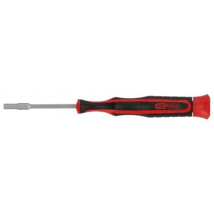 KS TOOLS 500.7774 - Tournevis ESD pour mécanique fine, 6 pans mâle (")