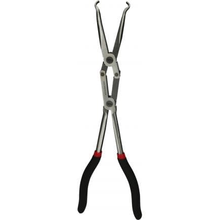 KS TOOLS 500.7167 - Pince pour anti-parasites de bougies double articulation, longue