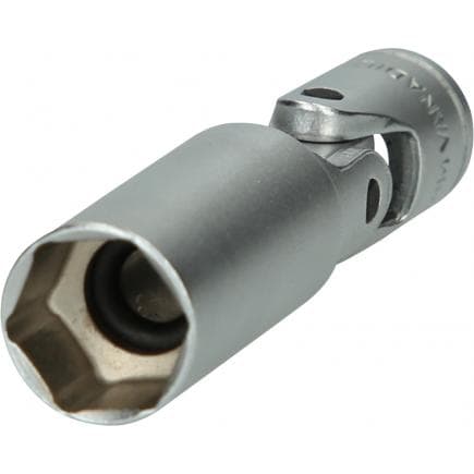 KS TOOLS 500.7303 - 3/8" Douilles articulées pour bougies, courtes, 75mm