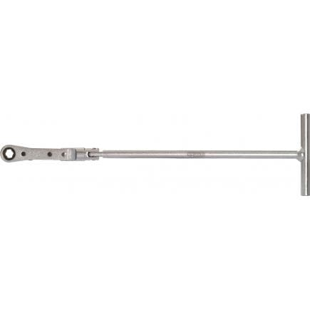 KS TOOLS 500.7340 - Clés à bougies articulées à cliquet poignée en T